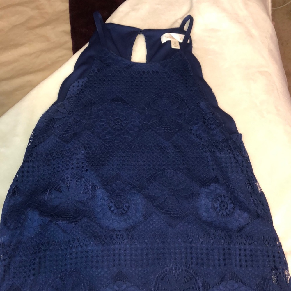 Navy blue lace dress from francesca’s